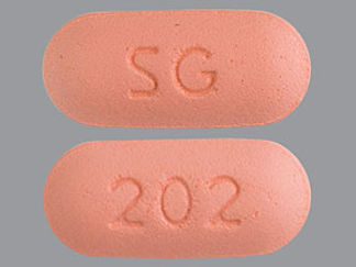 This is a Tablet imprinted with SG on the front, 202 on the back.