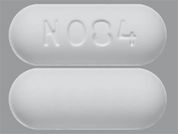 Chlorzoxazone: This is a Tablet imprinted with N084 on the front, nothing on the back.