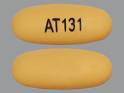 Dutasteride: This is a Capsule imprinted with AT131 on the front, nothing on the back.