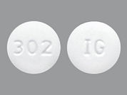 Alfuzosin Hcl Er: This is a Tablet Er 24 Hr imprinted with IG on the front, 302 on the back.