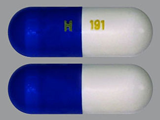 This is a Capsule Dr imprinted with H on the front, 191 on the back.