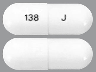 This is a Capsule imprinted with 138 on the front, J on the back.