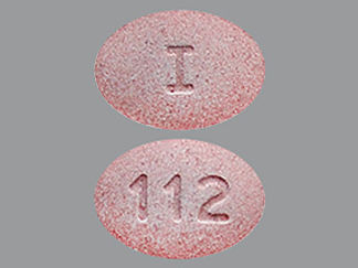 This is a Tablet Chewable imprinted with I on the front, 112 on the back.