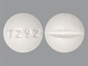 Methadone Hcl: This is a Tablet imprinted with T292 on the front, nothing on the back.