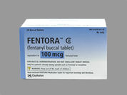 Fentora: This is a Tablet Effervescent imprinted with 1 on the front, c on the back.