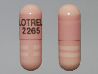 This is a Capsule imprinted with LOTREL  2265 on the front, nothing on the back.
