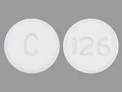 Amlodipine Besylate: This is a white round Tablet imprinted with 126 on the front, C on the back, and is manufactured by CIPLA USA, INC..