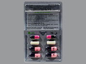 Lansoprazol-Amoxicil-Clarithro: This is a Combination Package imprinted with NATCO or A45 or D on the front, 30 or 63 on the back.