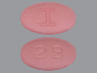 This is a Tablet imprinted with I on the front, 29 on the back.