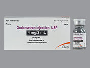 Ondansetron Hcl: This is a Vial imprinted with nothing on the front, nothing on the back.