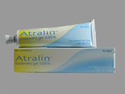 Atralin: This is a Gel imprinted with nothing on the front, nothing on the back.
