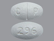 Griseofulvin Ultramicrosize: This is a Tablet imprinted with C P on the front, 296 on the back.