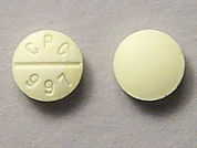 Chlorpheniramine Maleate: This is a Tablet imprinted with CPC  997 on the front, nothing on the back.