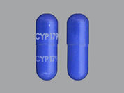 Prenatal-U: This is a Capsule imprinted with CYP 179 on the front, CYP 179 on the back.