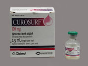 Curosurf: This is a Vial imprinted with nothing on the front, nothing on the back.