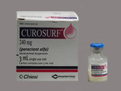 Curosurf: This is a Vial imprinted with nothing on the front, nothing on the back.