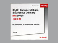Rhophylac 1500/2Ml (package of 2.0 ml(s)) Syringe