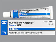 Fluocinolone Acetonide 0.025% (package of 15.0 gram(s)) Cream