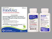 Firvanq: This is a Solution Reconstituted Oral imprinted with nothing on the front, nothing on the back.