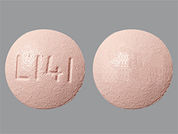 Heartburn Relief: This is a Tablet imprinted with L141 on the front, nothing on the back.