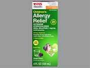 Children'S Allergy Relief: This is a Solution Oral imprinted with nothing on the front, nothing on the back.