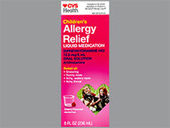 Children'S Allergy Relief 236.0 ml(s) of 12.5Mg/5Ml Liquid