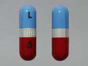 Pain Reliever: Esto es un Tableta imprimido con L  5 en la parte delantera, nada en la parte posterior, y es fabricado por None.