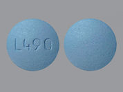 All Day Relief: This is a Tablet imprinted with L490 on the front, nothing on the back.