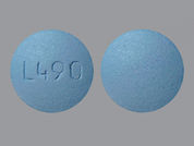 All Day Relief: Esto es un Tableta imprimido con L490 en la parte delantera, nada en la parte posterior, y es fabricado por None.