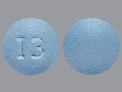 Flanax: This is a Tablet imprinted with I3 on the front, nothing on the back.