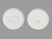 Ludent Fluoride: This is a Tablet Chewable imprinted with SCI on the front, 4 on the back.