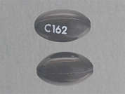 Renal Caps: Esto es un Cápsula negro oval imprimido con C162 en la parte delantera, nada en la parte posterior, y es fabricado por CYPRESS PHARM..