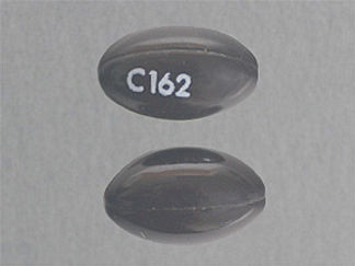 This is a Capsule imprinted with C162 on the front, nothing on the back.