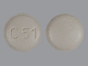 Tribenzor: This is a Tablet imprinted with C51 on the front, nothing on the back.