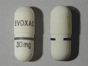 Cevimeline Hcl: This is a Capsule imprinted with EVOXAC on the front, 30mg on the back.