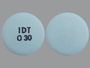 Roxybond: This is a Tablet Oral Only imprinted with IDT  O 30 on the front, nothing on the back.