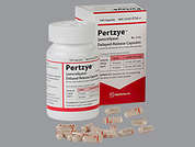 Pertzye: This is a clear oblong Capsule Dr imprinted with DCI on the front, 16 on the back, and is manufactured by DIGESTIVE CARE.