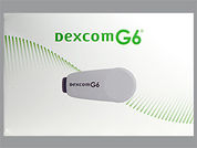 Dexcom G6 Transmitter: This is a Each imprinted with nothing on the front, nothing on the back.