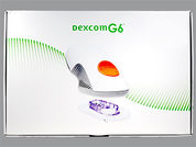 Dexcom G6 Sensor: This is a Each imprinted with nothing on the front, nothing on the back.
