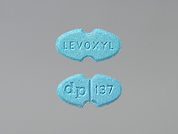 Levoxyl: This is a Tablet imprinted with LEVOXYL on the front, dp  137 on the back.