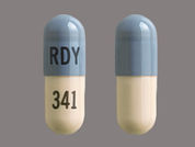 Amlodipine Besylate-Benazepril: This is a Capsule imprinted with RDY on the front, 341 on the back.