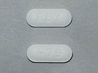 Esto es un Tableta imprimido con RDY en la parte delantera, 479 en la parte posterior, y es fabricado por None.