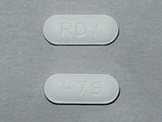 Zolpidem Tartrate: This is a Tablet imprinted with RDY on the front, 479 on the back.
