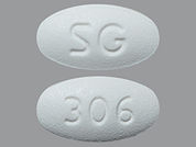 Raloxifene Hcl: This is a Tablet imprinted with SG on the front, 306 on the back.