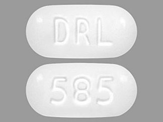 Esto es un Tableta imprimido con DRL en la parte delantera, 585 en la parte posterior, y es fabricado por None.