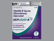 Heplisav-B: This is a Syringe imprinted with nothing on the front, nothing on the back.