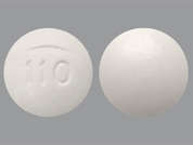 Albendazole: This is a white round Tablet imprinted with logo and 110 on the front, nothing on the back, and is manufactured by MARK CUBAN COST.