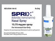 Sprix: This is a Spray Non-aerosol imprinted with nothing on the front, nothing on the back.