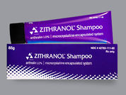Zithranol: This is a Shampoo imprinted with nothing on the front, nothing on the back.