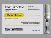 Rebif Rebidose: This is a Pen Injector imprinted with nothing on the front, nothing on the back.